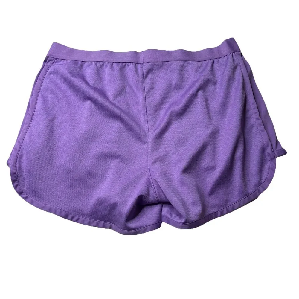 New Balance Athletic Shorts Purple Running Training Outdoor Stretch Womens Large